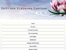 Tablet Screenshot of eleonoracapitani.com
